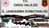 Ordu'da Yasa Dışı Silah ve Uyuşturucu Operasyonu Sonrası 4 Gözaltı Gerçekleşti