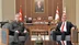 KKTC Lefkoşa'da Cumhurbaşkanı Erhürman ile Orgeneral Tokel Görüştü.