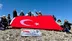 Sivaslı dağcılar 2 bin 211 metrede Türk bayrağı açtı