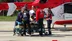 Samsun Salıpazarı'nda Tarlada Düşerek Bacağı Kırılan Kadın Ambulans Helikopterle Hastaneye Ulaştırıldı.
