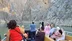 Erzincan Kemaliye'de Karanlık Kanyon'da Tekne Turu Keyfi Yapılıyor