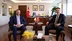 Ankara'da Enerji Bakanı Bayraktar, Belçika Başbakan Yardımcısı Prevot ile bir araya geldi.