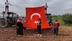 Afyonkarahisar Dinar'da Çiftçiler 19 Mayıs'ı Tarlada Traktör Üzerinde Bayrakla Kutladı