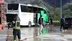 Amasya Merkez'de Park Halindeki Yolcu Otobüsünde Yangın Çıktı