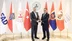 Ankara'da Bakan Çiftçi, Türkiye Haber Kameramanları Derneği Başkanı Akın ve ekibini kabul etti.