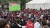 Bolu'da Anıtpark Meydanı'nda Dev Ekranda Dünya Kupası Maçı İzleniyor