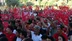Antalya'da A Milli Futbol Takımı'nın Maçını Dev Ekranda İzlediler