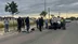 Tekirdağ’da otomobille motosikletin çarpıştığı kaza kameraya yansıdı