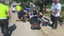Yol kenarında duran motosiklete araç çarptı: 1 yaralı - BURSA