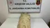 Kırşehir'de Jandarma Tarafından Durdurulan Araçta Roma Dönemine Ait Mezar Taşı Bulundu