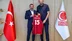 İstanbul'da Galatasaray Kulübü, TBF Başkanı Hidayet Türkoğlu ile Görüştü