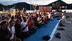 Muğla Marmaris'te Tatilciler, A Milli Futbol Takımına Destek İçin Sahilde Toplandı