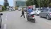 Bolu Merkez'de Motosiklet Sürücüsü, Yaya Geçidi Olmadan Karşıya Geçen Yayayı Son Anda Görerek Kazadan Kurtuldu