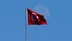 Kırıkkale Merkez'de Türk Bayrağı ve Ay'ın Birlikte Görüntüsü