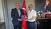 Aliağa'da Kaymakam Zekeriya Güney'e "Helvacı Kilimi" Kitabı Sunuldu