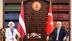 İstanbul'da TBMM Başkanı Kurtulmuş, Letonya Parlamentosu Başkanı Mieria ile bir araya geldi.