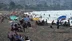 Samsun Atakum'da Hava Sıcaklığı Artınca Vatandaşlar Denize Akın Etti