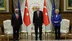 Ankara'da Cumhurbaşkanı Erdoğan, AB Komisyonu ve Konseyi Başkanları ile Görüştü