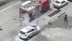 Çorum Merkez'de Cipte Çıkan Yangına Vatandaşlar ve Polis Müdahale Etti