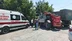 Samsun Bafra'da İş Makinesi ile Kamyonun Çarpışması Sonucu 1 Kişi Yaralandı