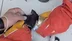 Batman Merkez'de Kafasını Tenekeye Sokan Kedi, İtfaiye Ekipleri Tarafından Kurtarıldı