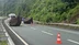 Rize Pazar'da Yamaçtan Kopan Kayalar Yol Üzerine Düştü