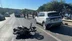 Antalya Alanya'da Park Halindeki Otomobile Çarpan Motosiklet Kazasında 2 Yaralı