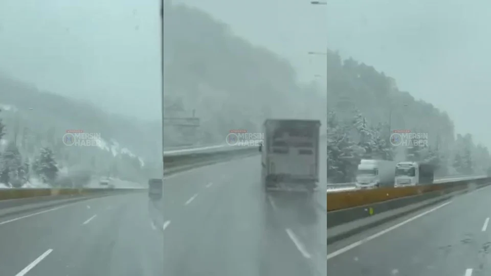 Sürücülerin Dikkatine: Tarsus - Pozantı Otoyolu’nda Kar ve Yoğun Sis!