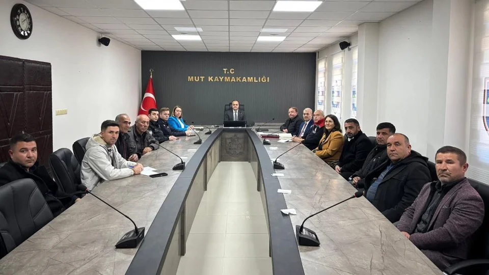 Kaymakam Çelikkol, Muhtarlarla Bir Araya Geldi