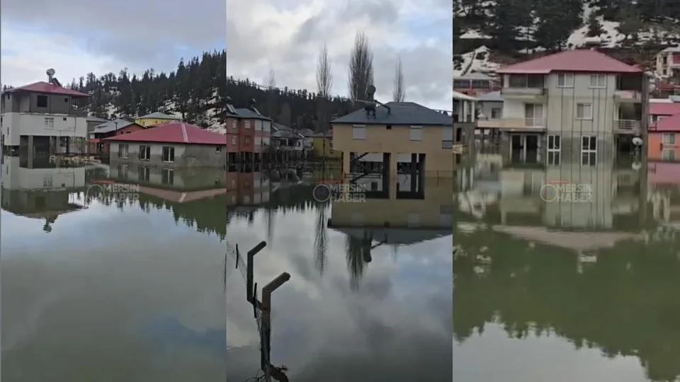 Anamur Abanoz’da "Su Baskını" Şoku: Yayla Evleri Suların Ortasında Kaldı!