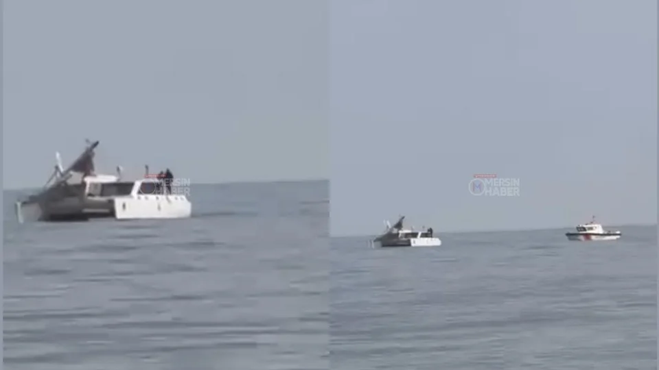 Soli Açıklarında Yelkeni Kırılan Katamaran Cinsi Teknenin İmdadına Sahil Güvenlik Yetişti!