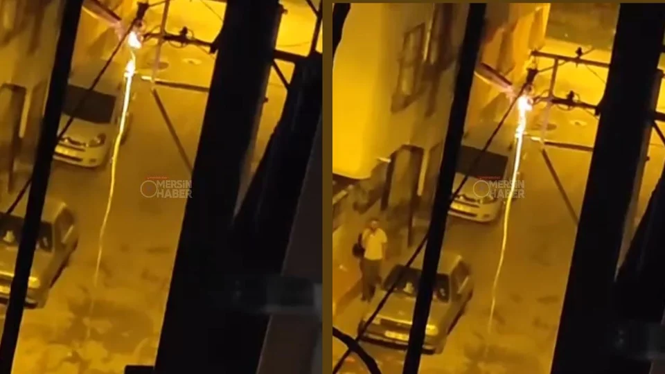 Karaduvar’da Elektrik Kabloları Alev Alev Yandı!