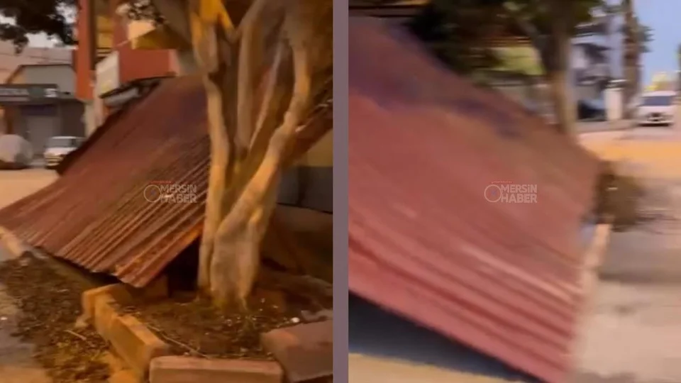 Sanayi Bölgesinde Fırtına: Çatılar Havada Uçuştu!