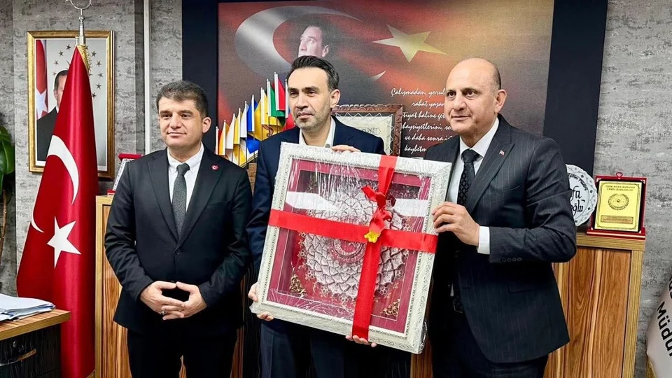 AK Parti İl Başkanı Adem Aldemir’den Müdür Anteplioğlu 'na Ziyaret