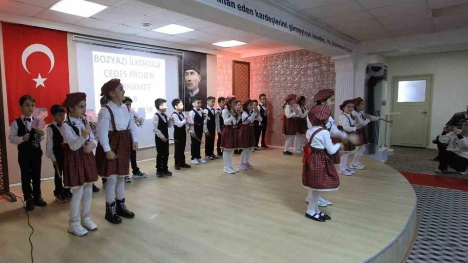 ÇEDES Projesiyle Merhamet Bilinci: Bozyazı İlkokulu'nda Anlamlı Program