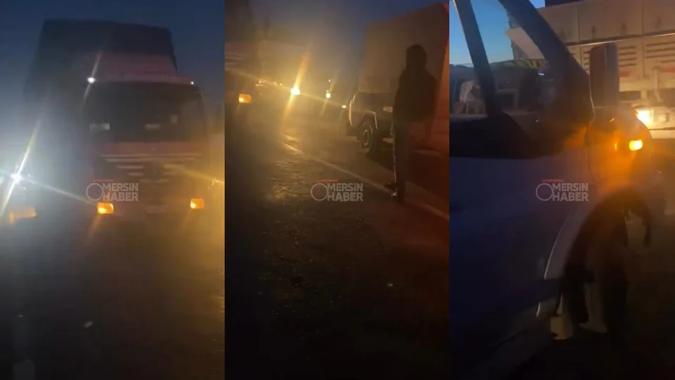 Tarsus-tuzla Yolunda Kamyon Devrildi: Trafik Durma Noktasına Geldi