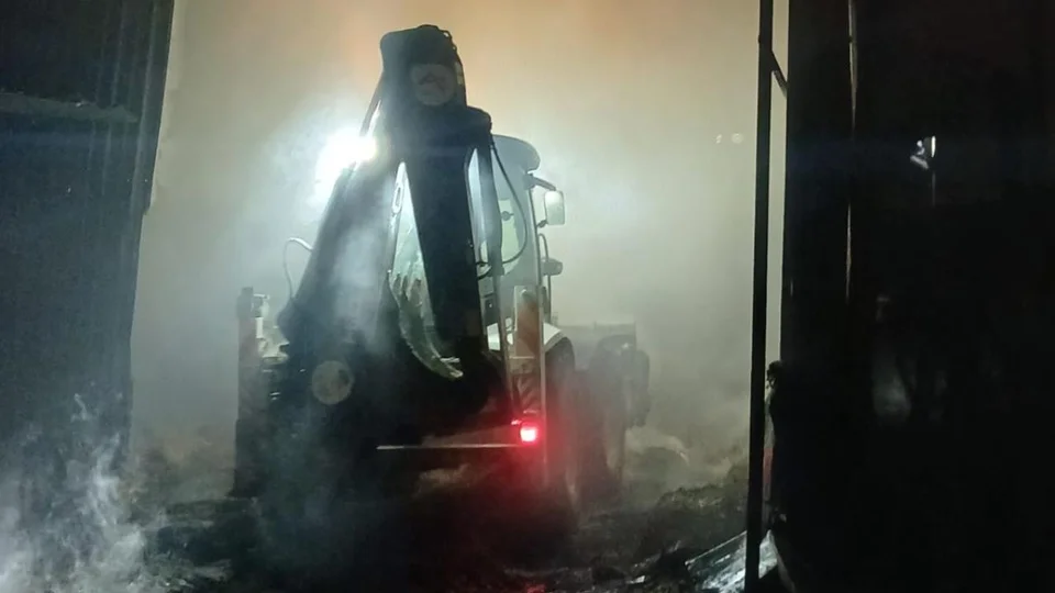 Samanlıkta Çıkan Yangın Korkuttu