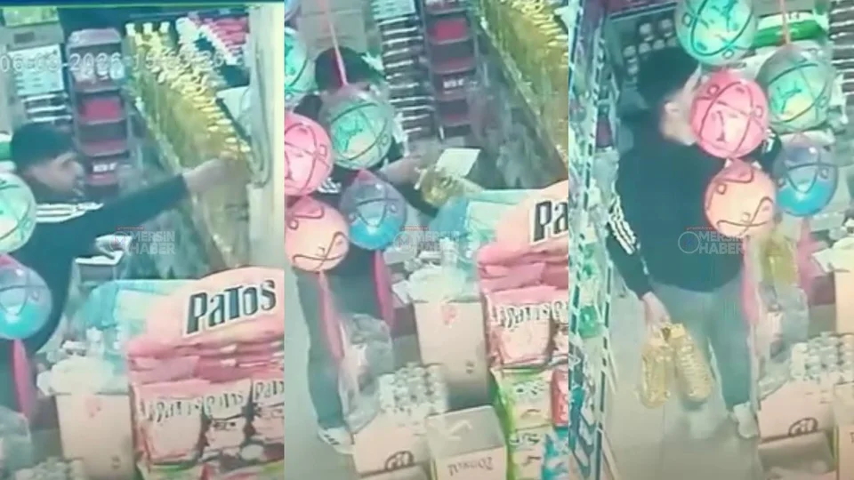 Toroslar’da Pes Dedirten Hırsızlık: Bakkaldan 3 Tane 5 Litrelik Yağı Alıp Kayıplara Karıştı!