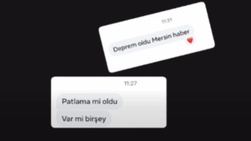 Mersin’de Sosyal Medyada " Sarsıntı" Hareketliliği: Deprem Mi, Patlatma Mı?