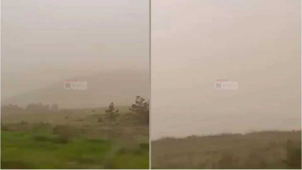 Yeşilovacık’ta Toz Bulutu Gökyüzünü Kapladı: Yeşilovacık Adeta Gözden Kayboldu