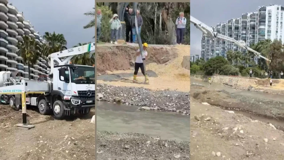 Tece’de Selin Yıktığı Köprüde İnşa Çalışmaları Hız Kesmiyor