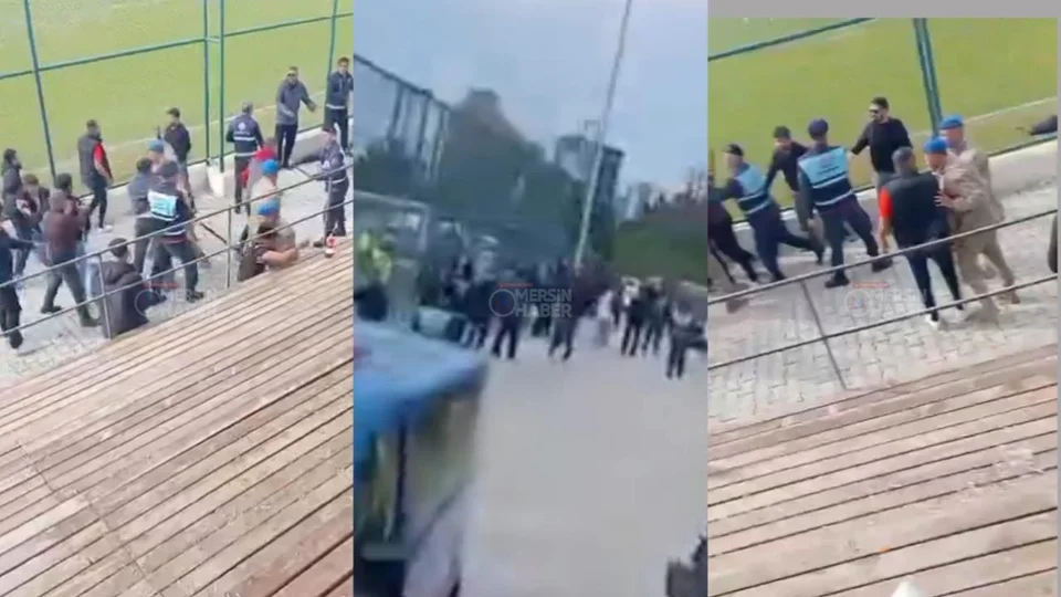 Çeşmeli Sahasında Tansiyon Yükseldi: Tribündeki Kavgaya Jandarma Müdahale Etti