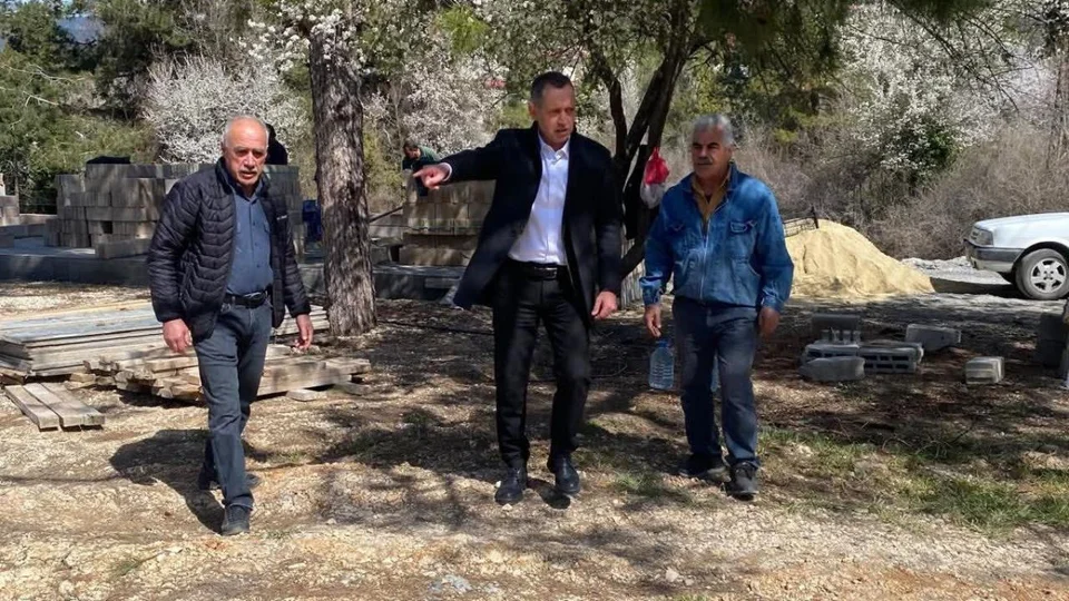 Çamlıyayla'da Canlı Hayvan Pazarı İle İşyeri Yapım Çalışması