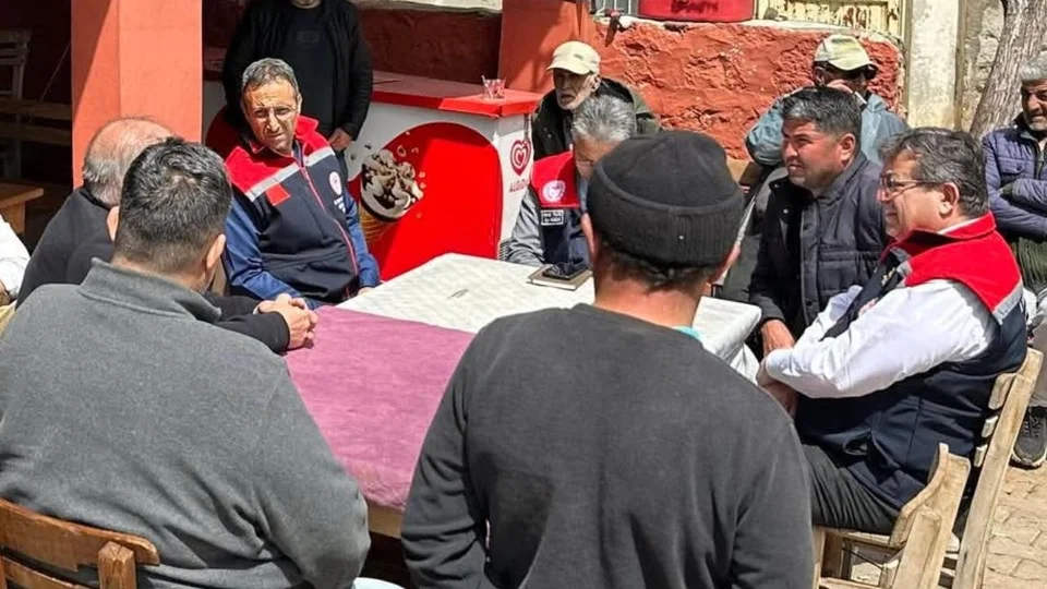 .Üdür Karadağ, Doludan Zarar Gören Üreticilere Geçmiş Olsun Ziyaretinde Bulundu