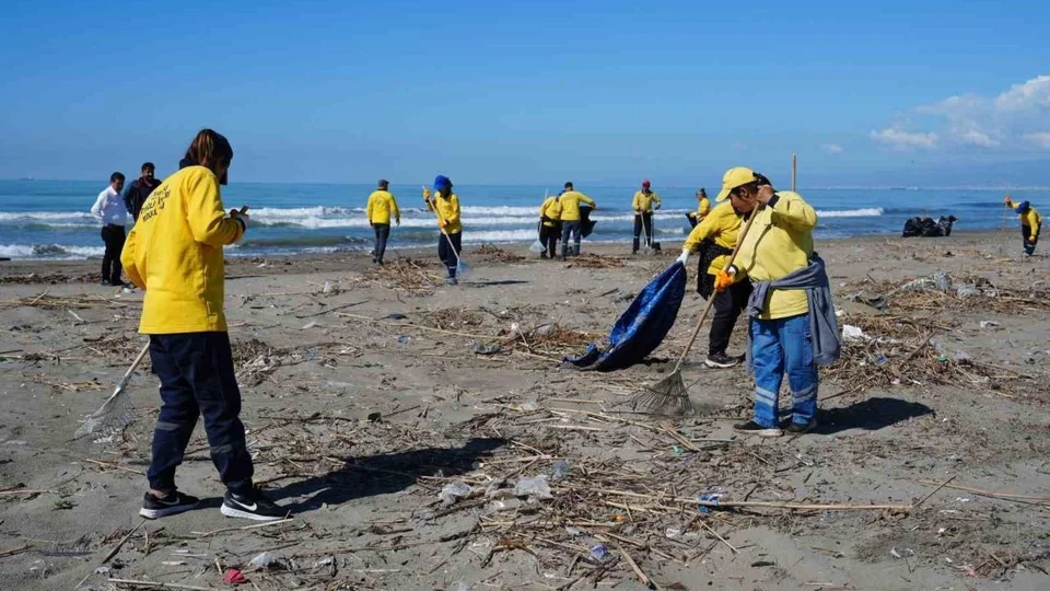 Tarsus Belediyesi Caretta Caretta Yuvalarını Koruyor: Sahil Temizlendi