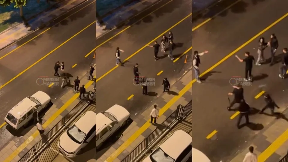 Tarsus’ta Sokak Ortasında Meydan Kavgası: O Anlar Kamerada!