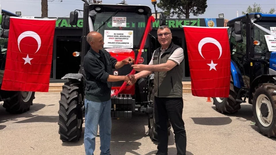 Mut’ta Orman Köylülerine 3 Traktörlük OR-KÖY Desteği