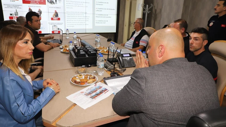 Mersin İtfaiyesi’ne İspanya’dan Ziyaret: Akom ve Teknoloji Hayran Bıraktı
