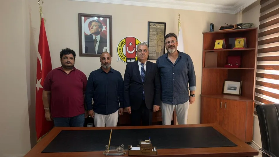 Başsavcı Ahmet Çelikkol’dan Tarsus Gazeteciler Cemiyetine Veda Ziyareti