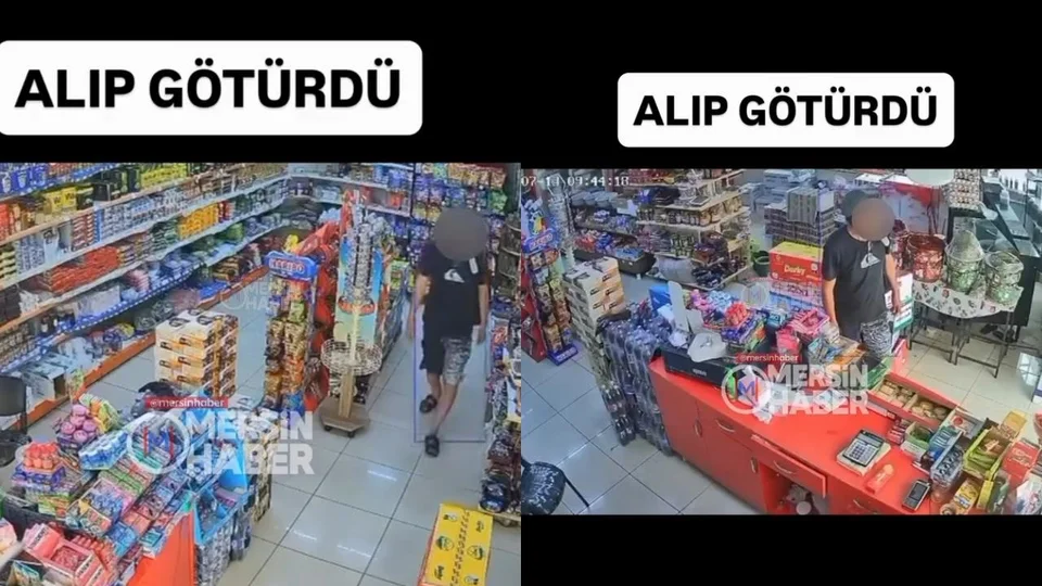 Mezitli’de Markete Müşteri Gibi Girdi, Telefon ve Malzemeleri Çalıp Kayıplara Karıştı: O Anlar Güvenlik Kamerasına Yansıdı